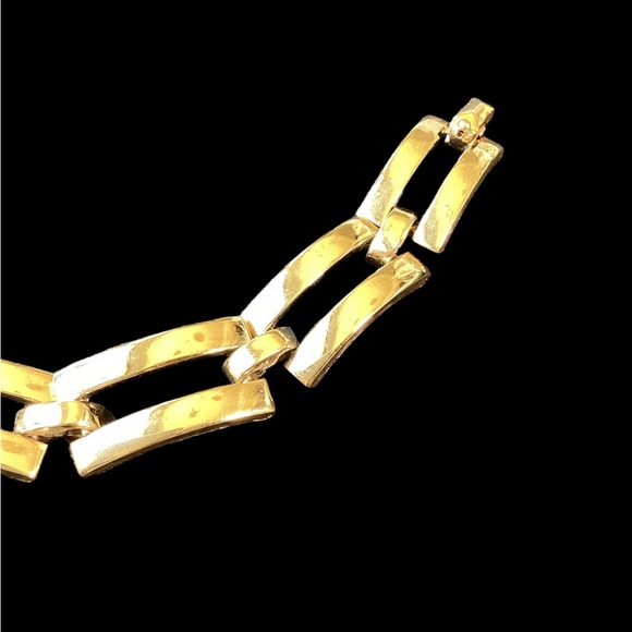 Vintage 1970’s Vendome Chunky Gold Bracelet - Picture 4 of 7